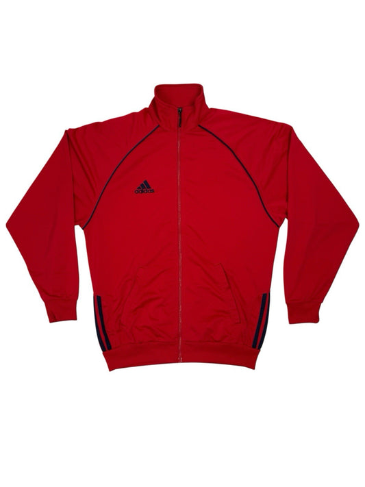 Adidas Retro Red Zip Track Jacket Youth XL