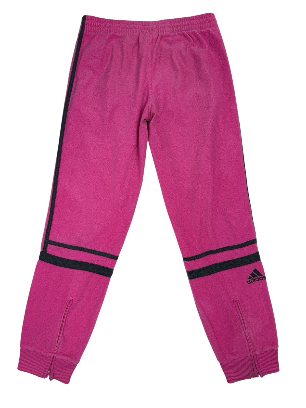 Adidas Pink Velour Retro Tack Pants Size 12