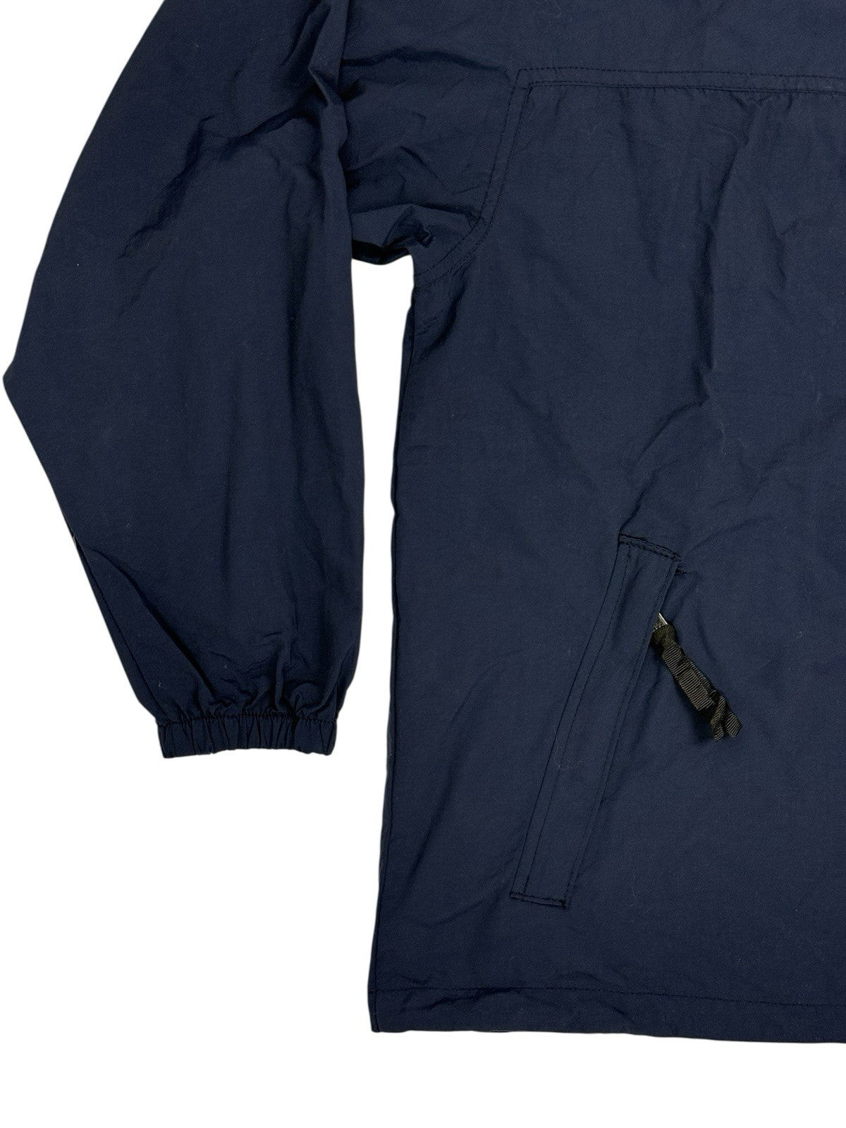 LL Bean Blue Vintage Zip Hooded Jacket Medium