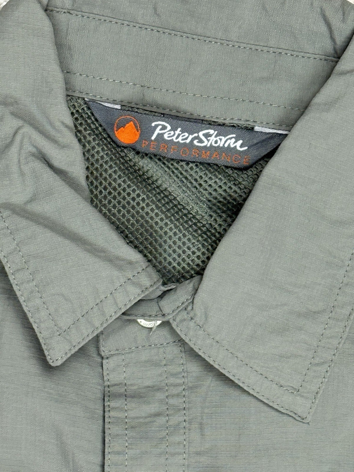 Peter Storm Green Nylon Shirt Large