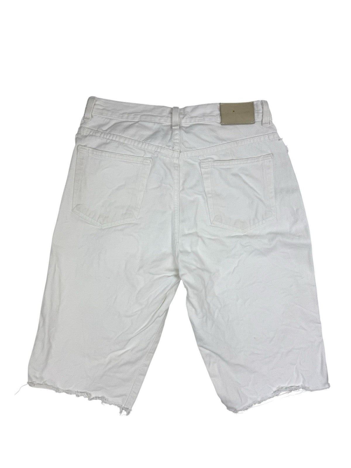Calvin Klein White Cut Off Jean Shorts Size 10 (28W)