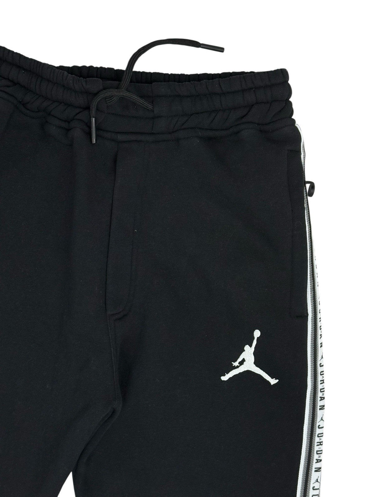 Jordan Black Cotton Blend Joggers Size Large
