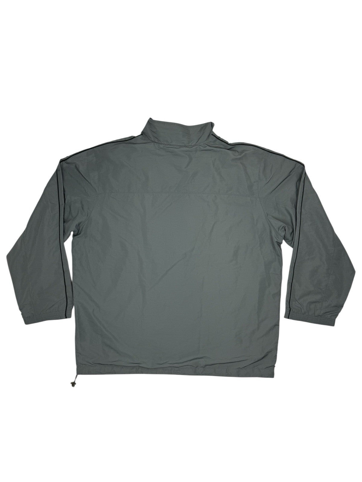 Reebok Grey Retro Lined Zip Track Jacket 2XL