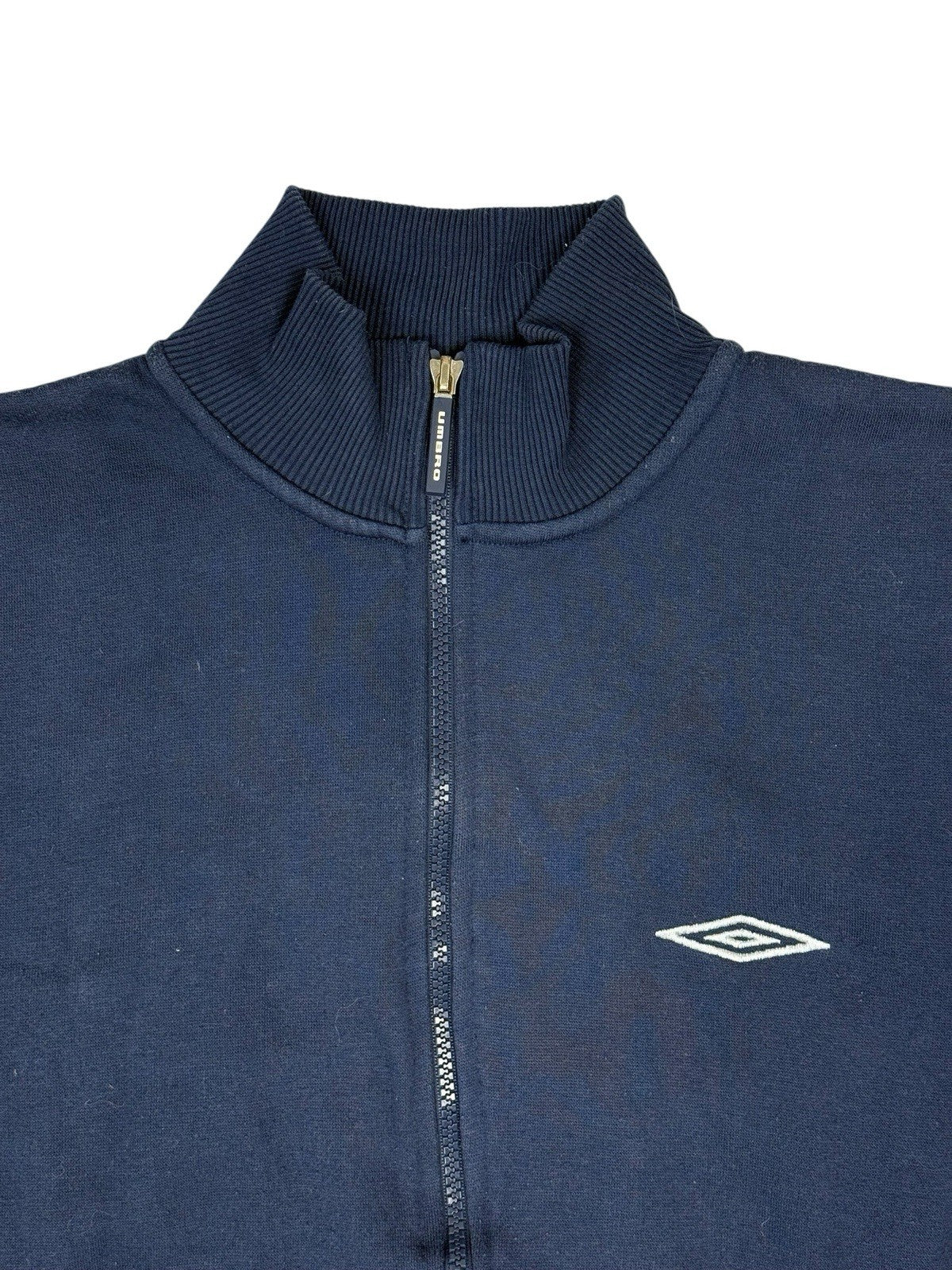 Umbro Blue Retro Zip Jumper Jacket Small