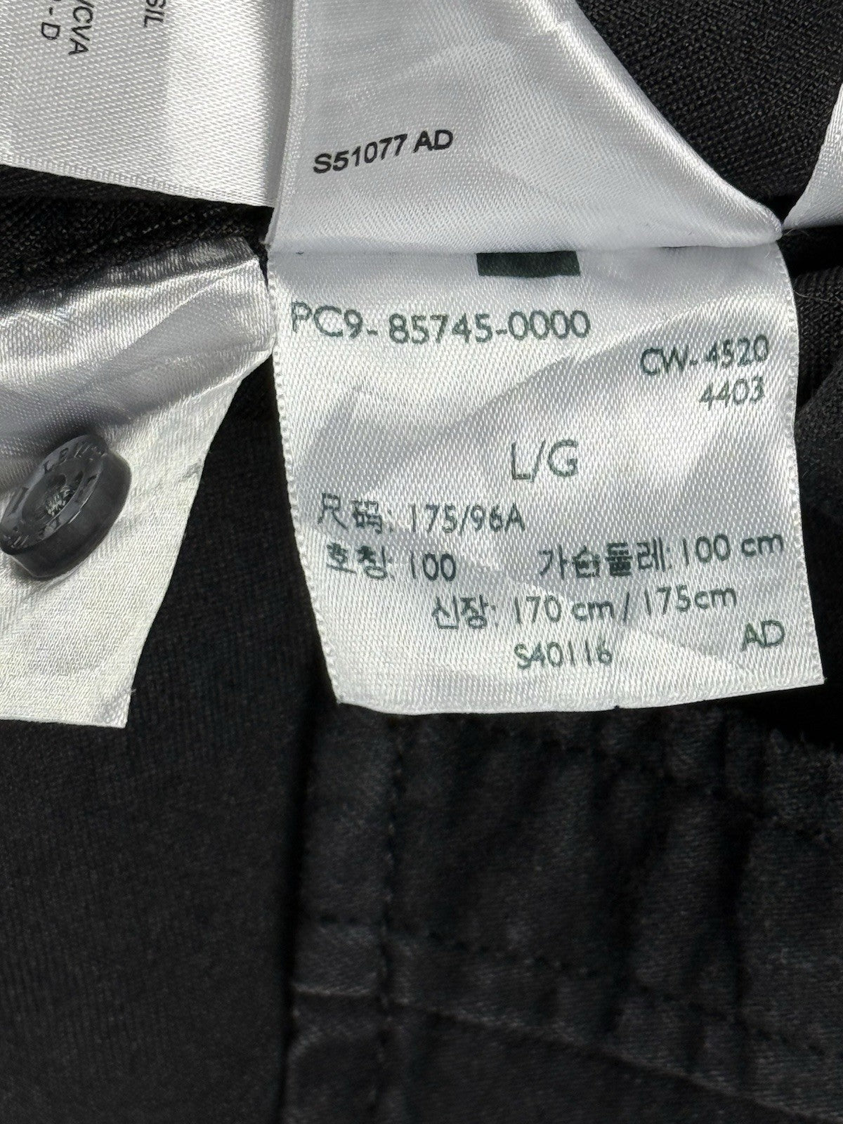 Levi's Faded Black Pearl Snap Western Denim Shirt Large