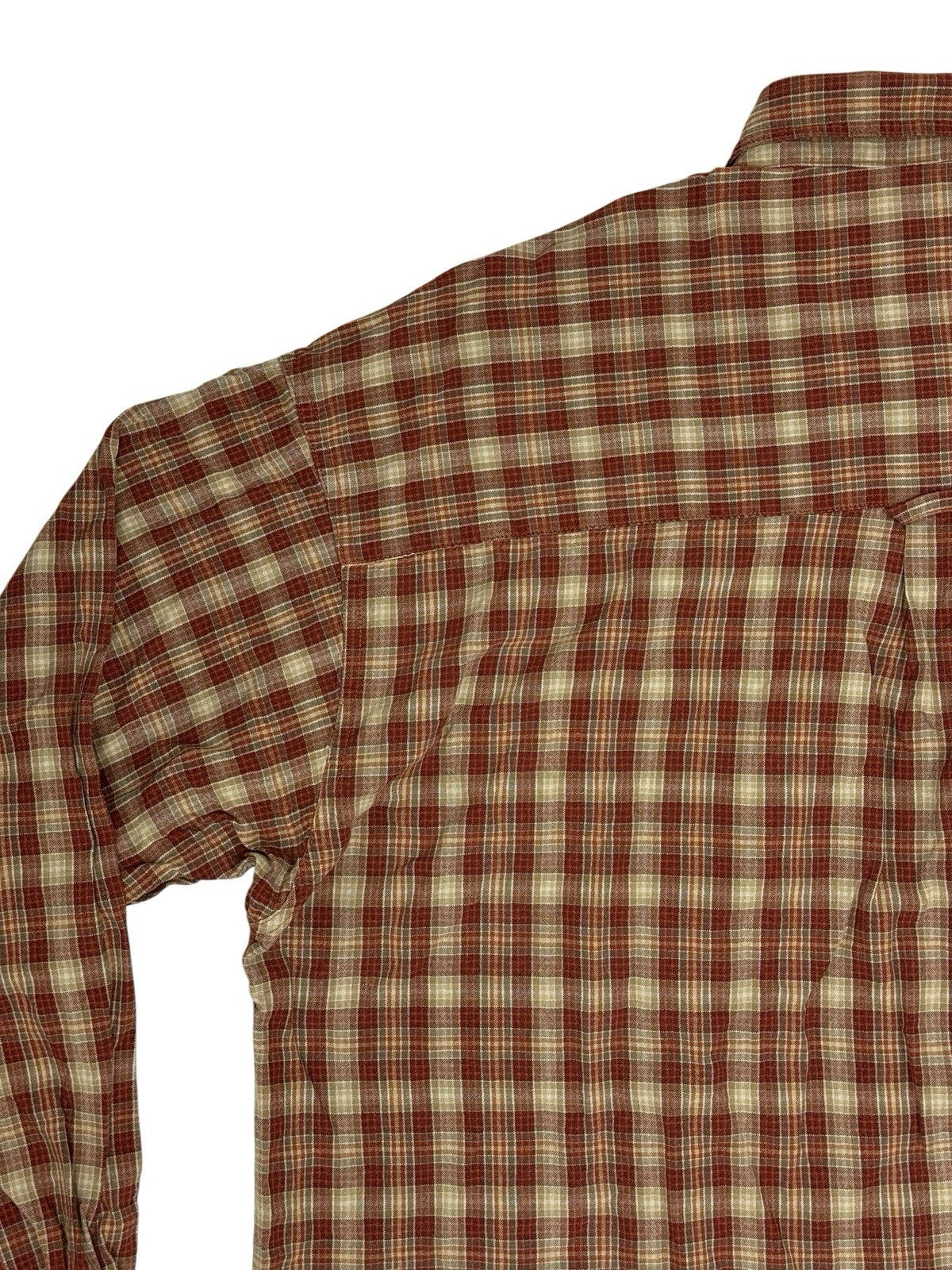 Columbia Red Check Cotton Collared Shirt 2XL