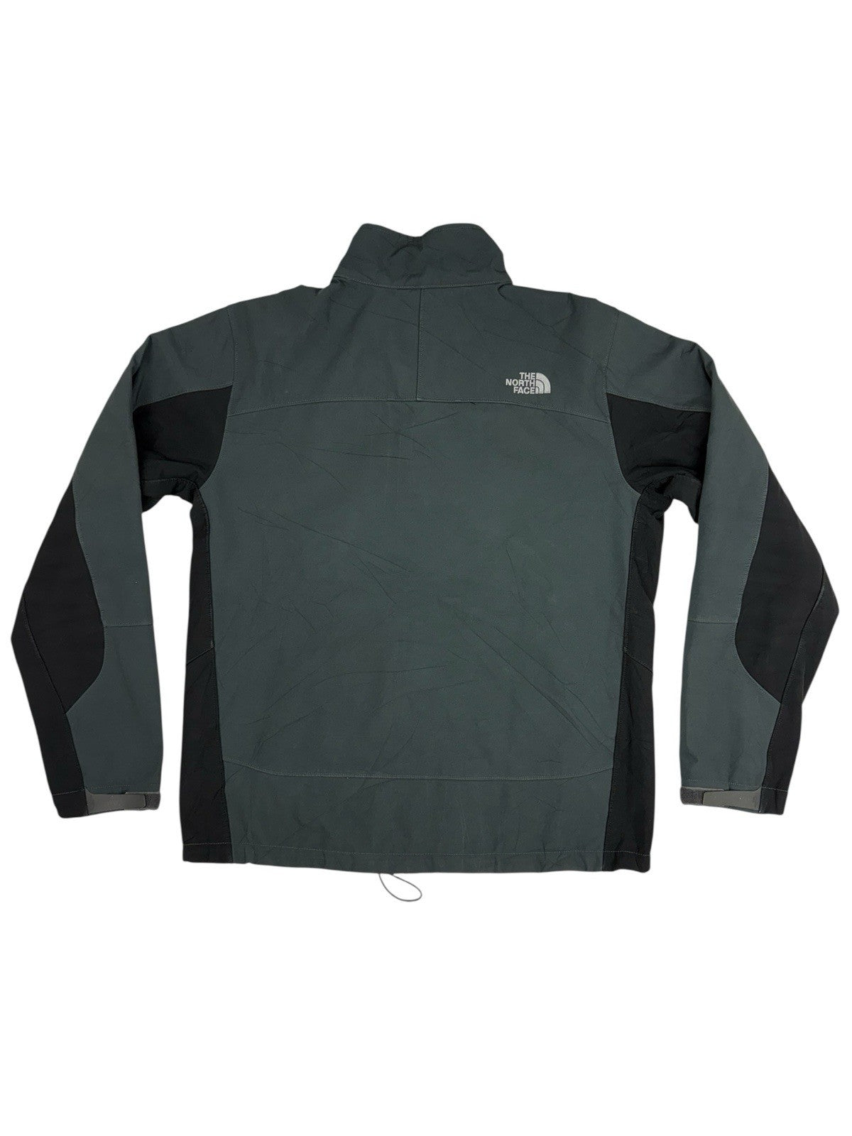 The North Face Grey Zip Softshell Jacket Large
