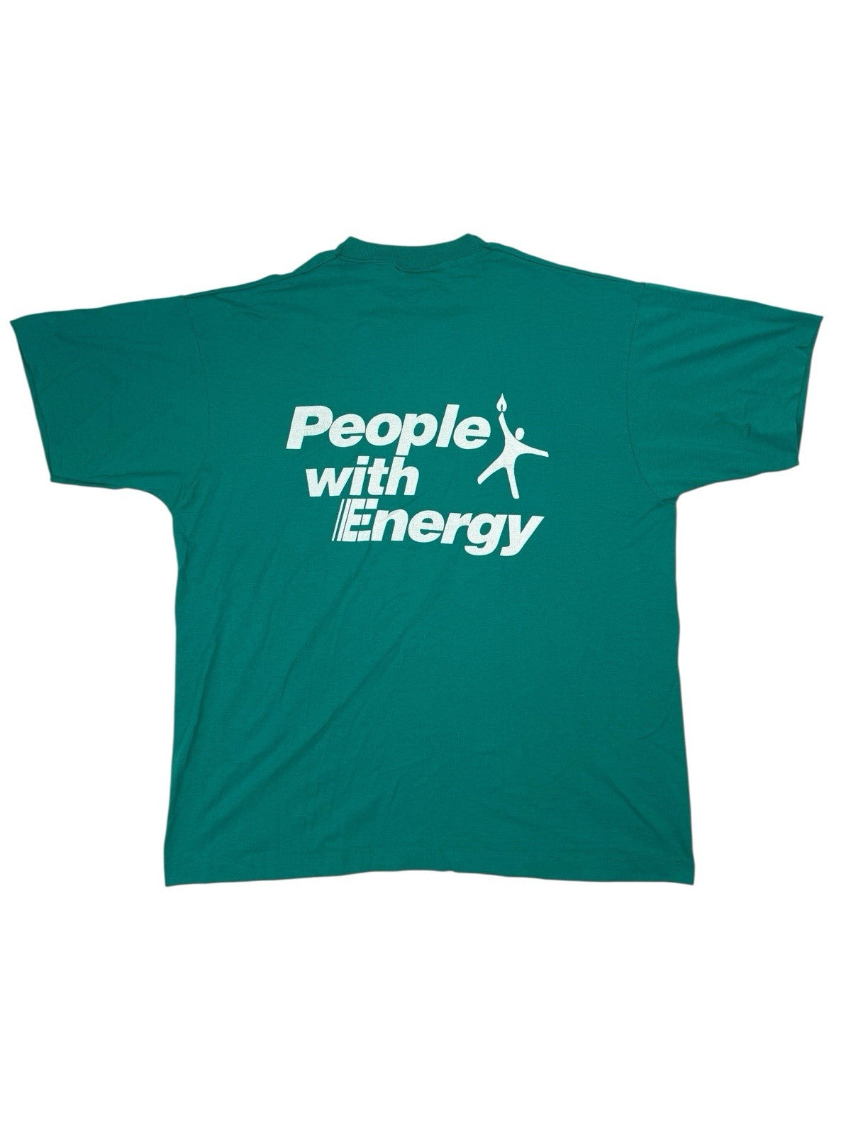 Vintage Big Print Green Gas Top Size XL