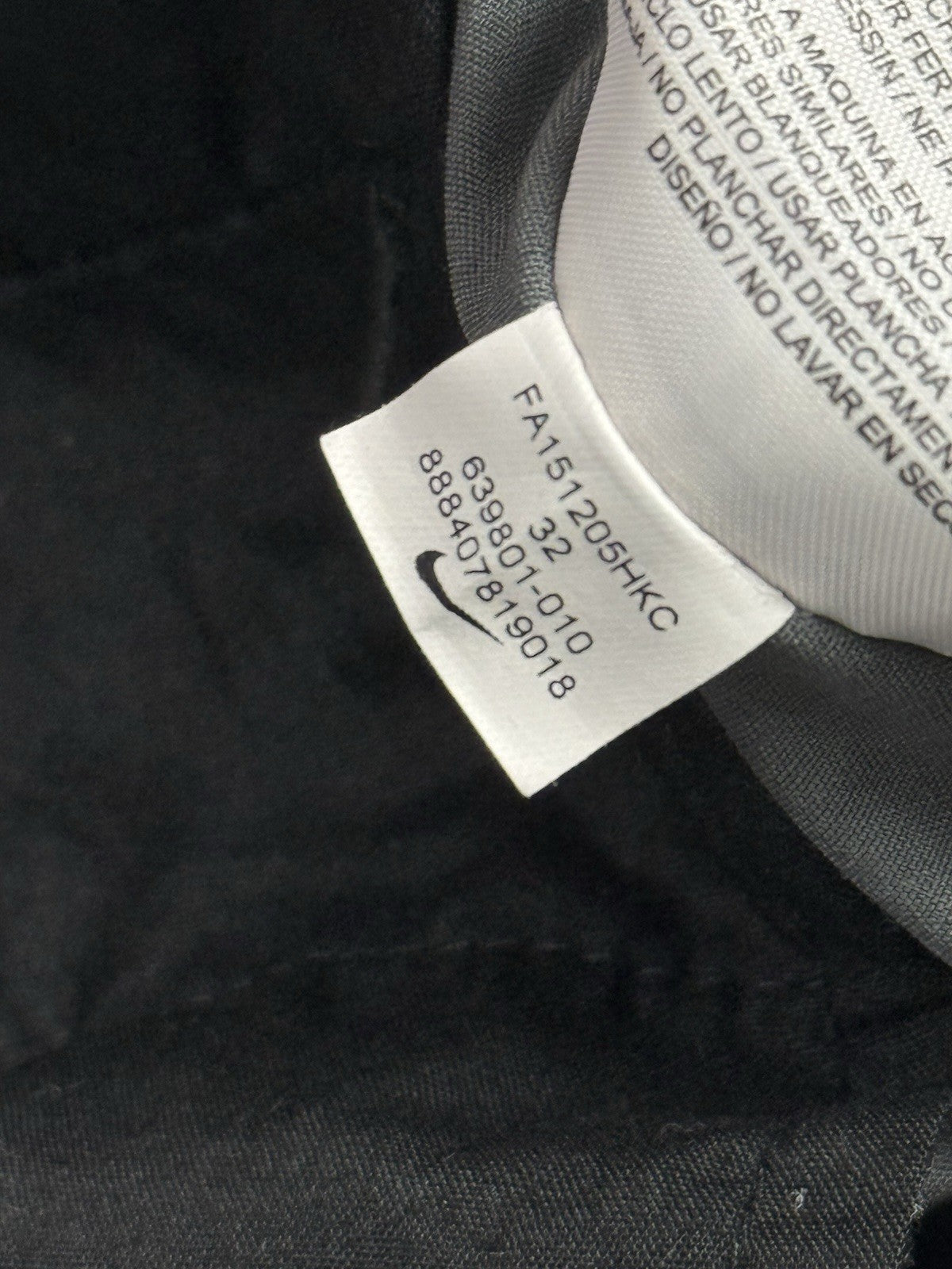 Nike Golf Grey Plaid Chino Sport Shorts Medium 32W