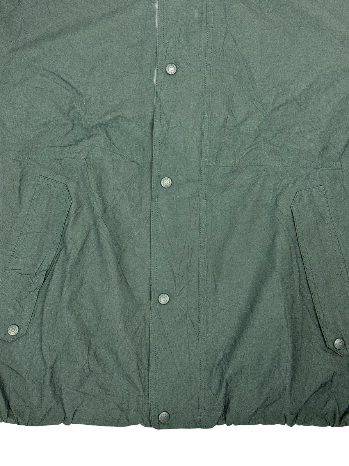 LL Bean Green Retro Zip Windbreaker Jacket XL