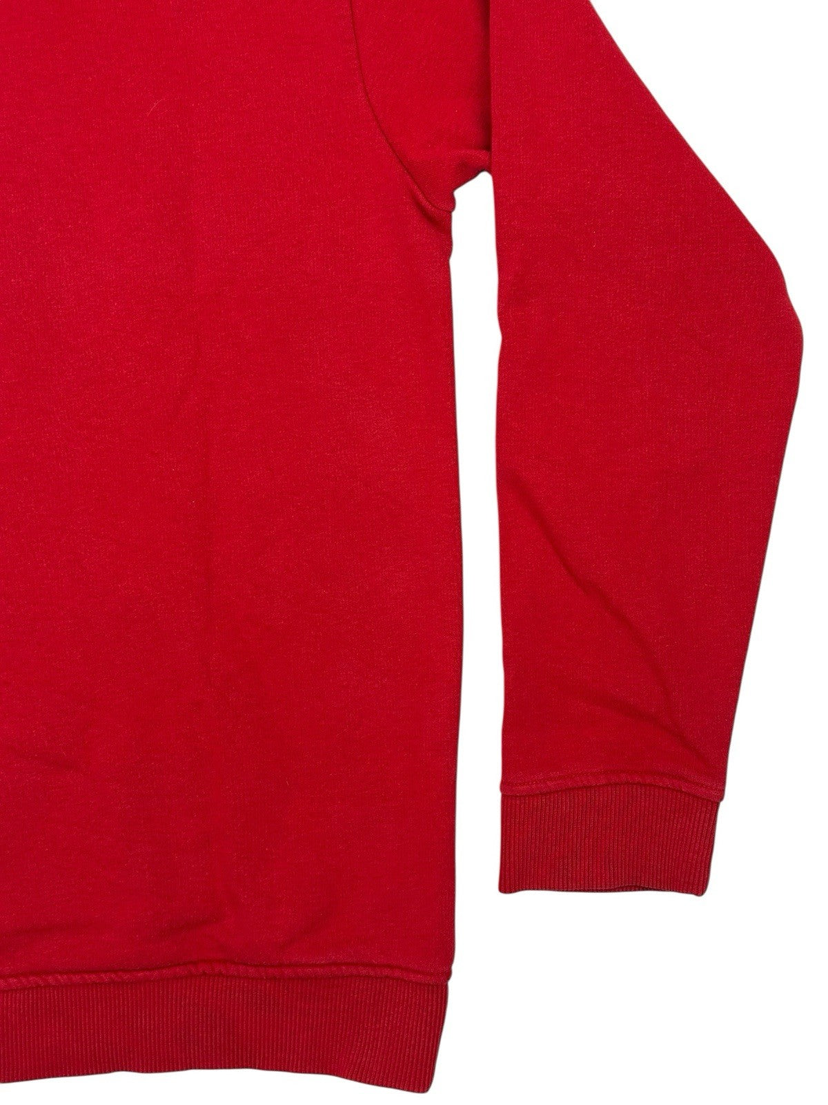 Adidas Red Trefoil Retro Hoodie Large