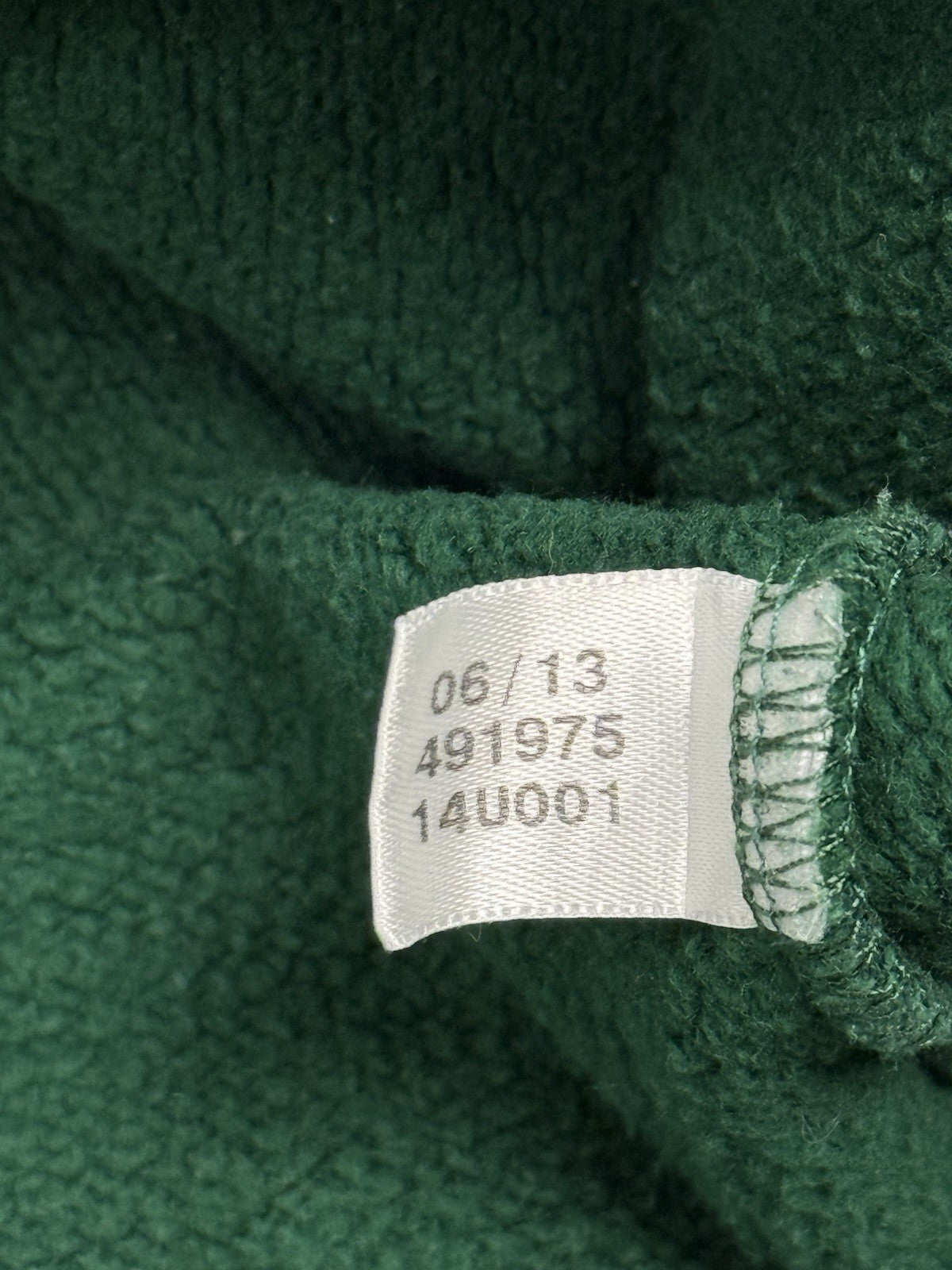 Adidas Green Embroidered Football Hoodie Small