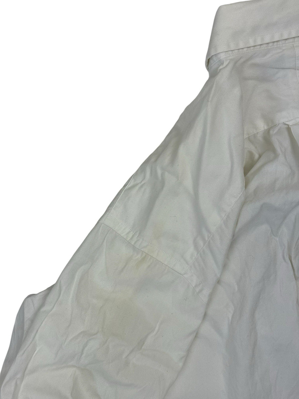 Tommy Hilfiger Vintage White Gold Crest Shirt Medium (15" Collar)