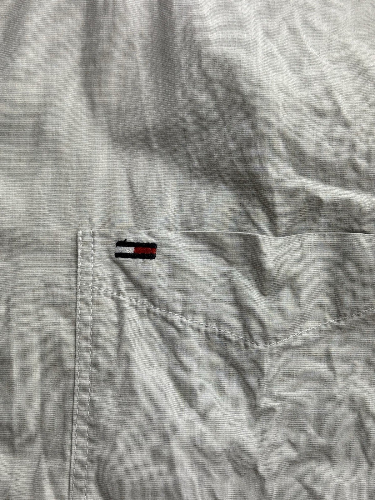 Tommy Hilfiger Grey Cotton Shirt XL