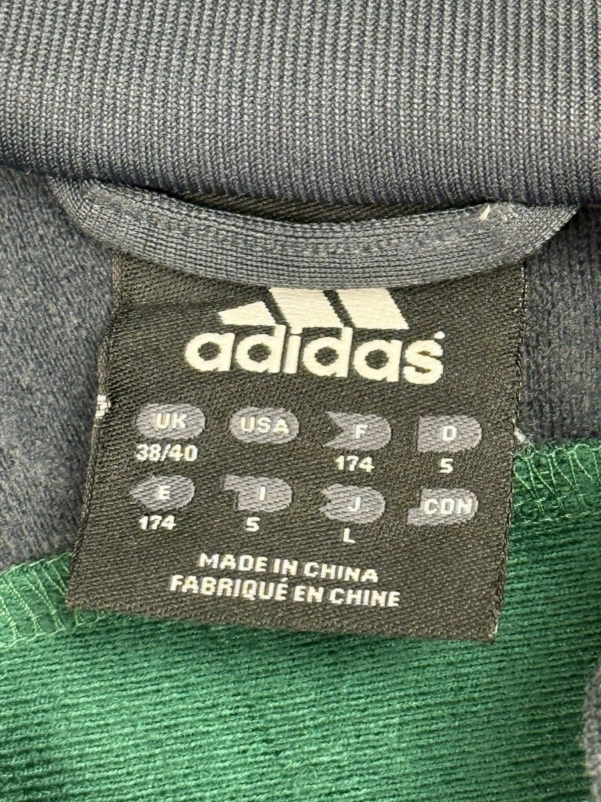 Adidas Vintage A.S. Goersdorf Zip Track Jacket Medium