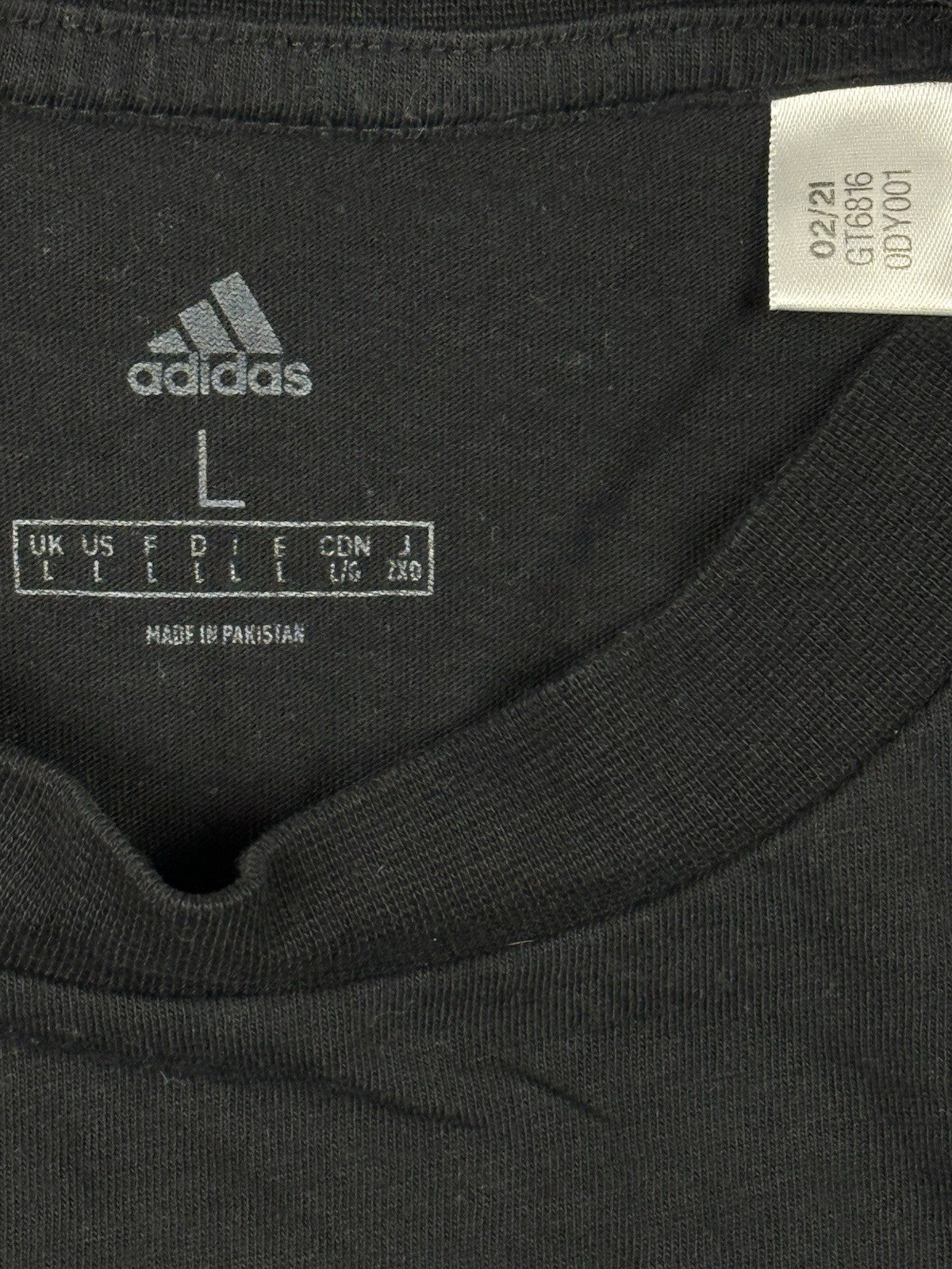 Adidas Black Pride Rainbow Heart Top Large