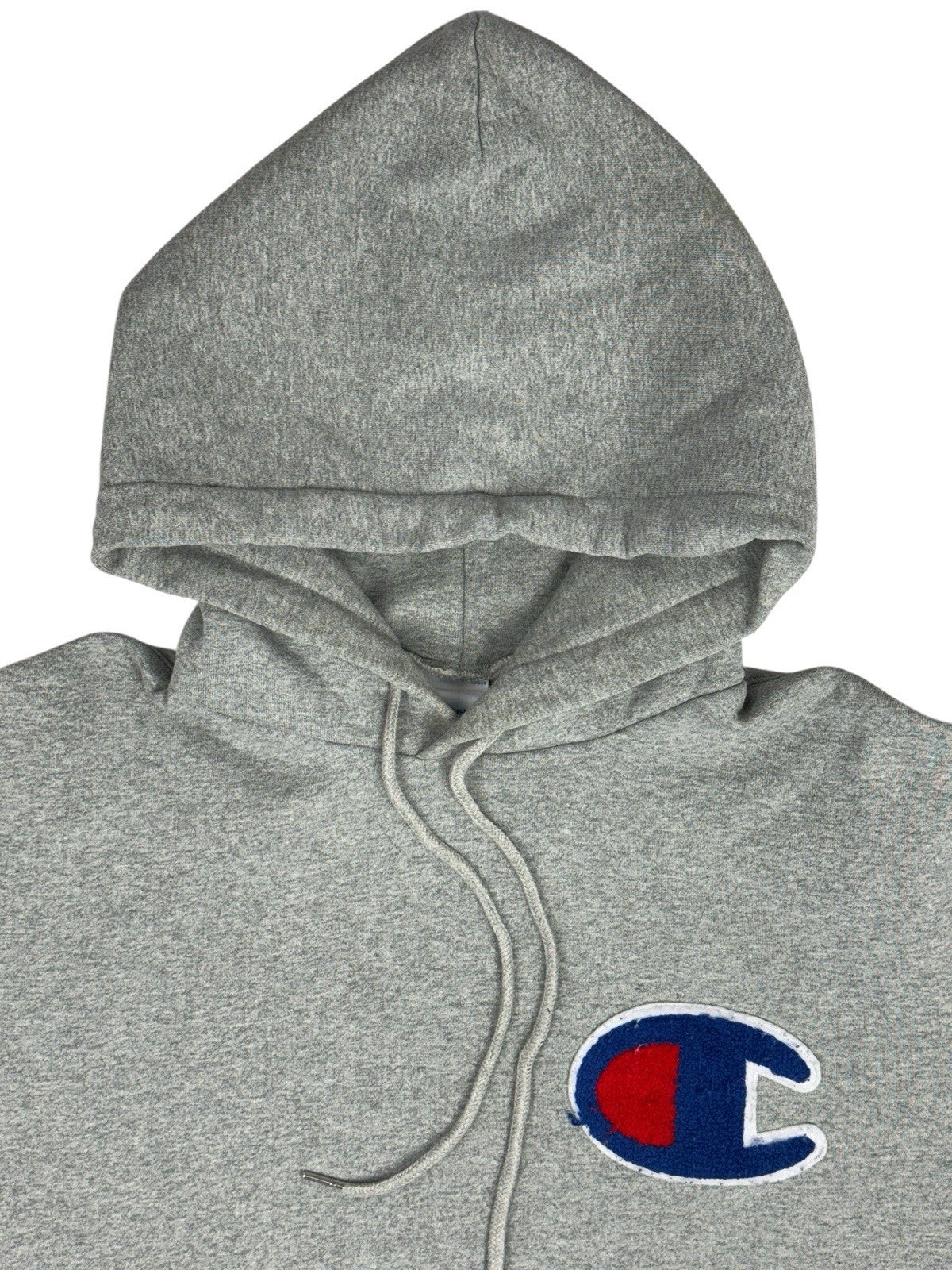 Champion Grey Retro Japanese Line Hoodie XL
