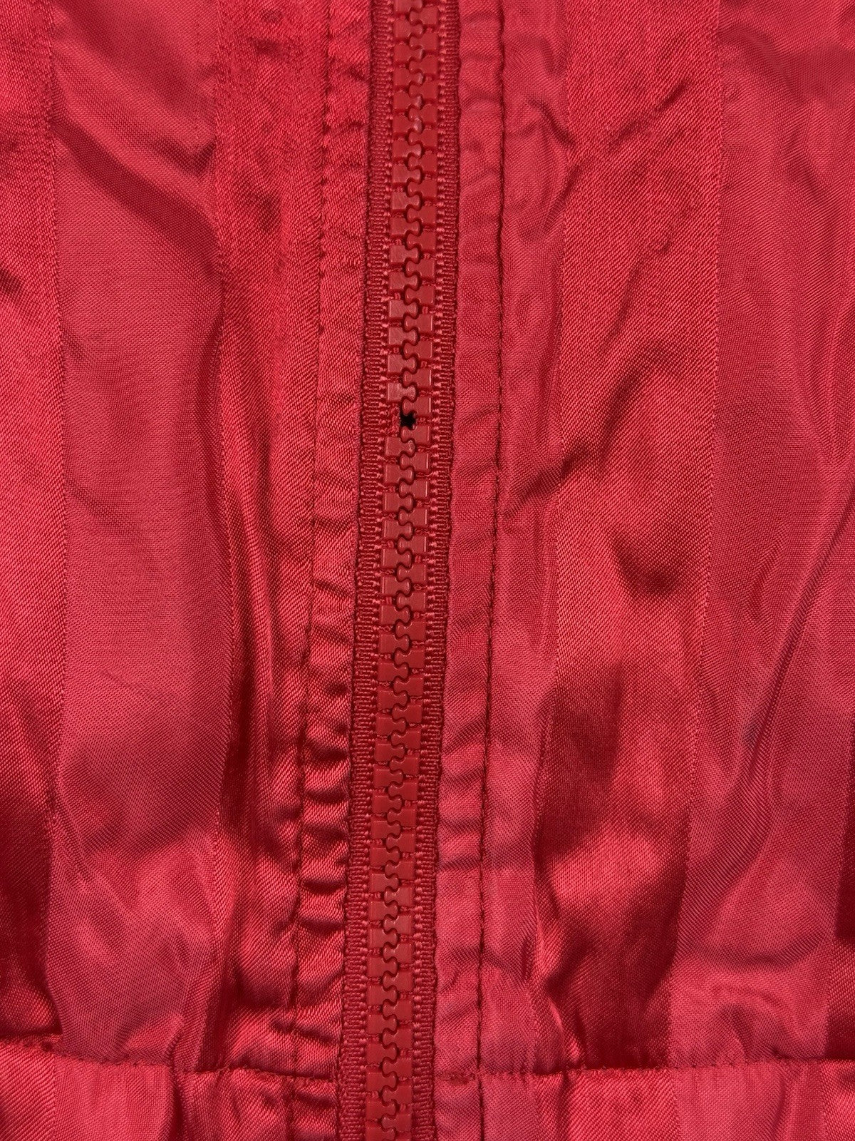 Puma Retro Japanese Line Red Striped Zip Y2K Track Jacket Small