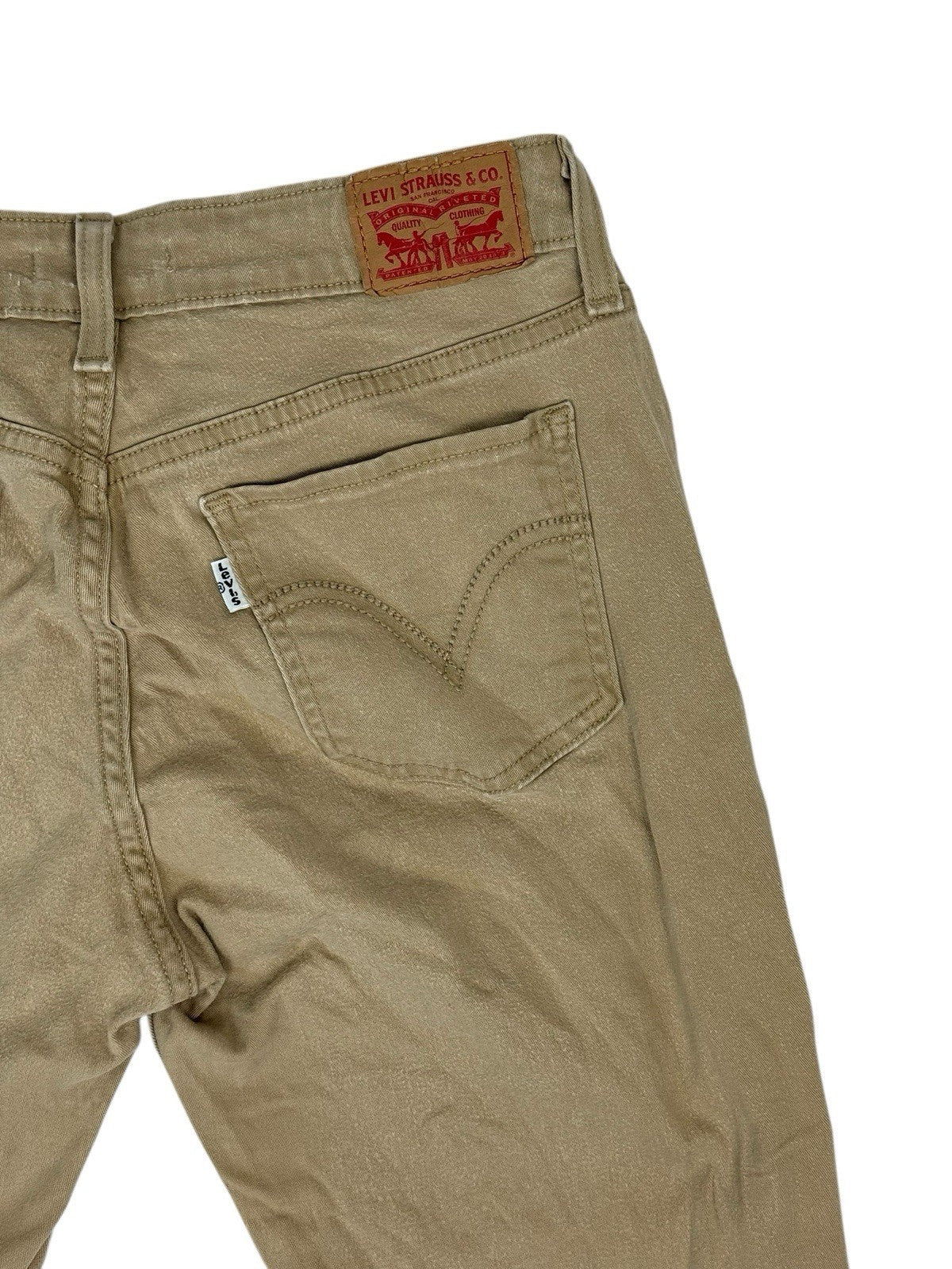 Levi's 535 Beige Super Skinny Jeans 30W 30L
