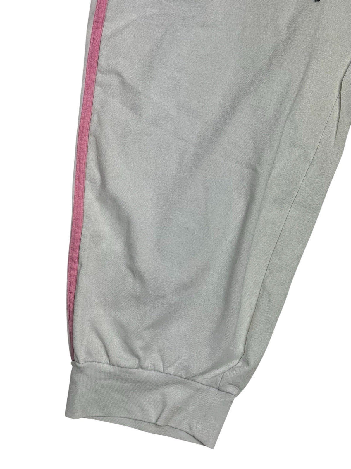 Adidas White Climalite Tracksuit Bottom Joggers Small (Size 8/10) WOMENS