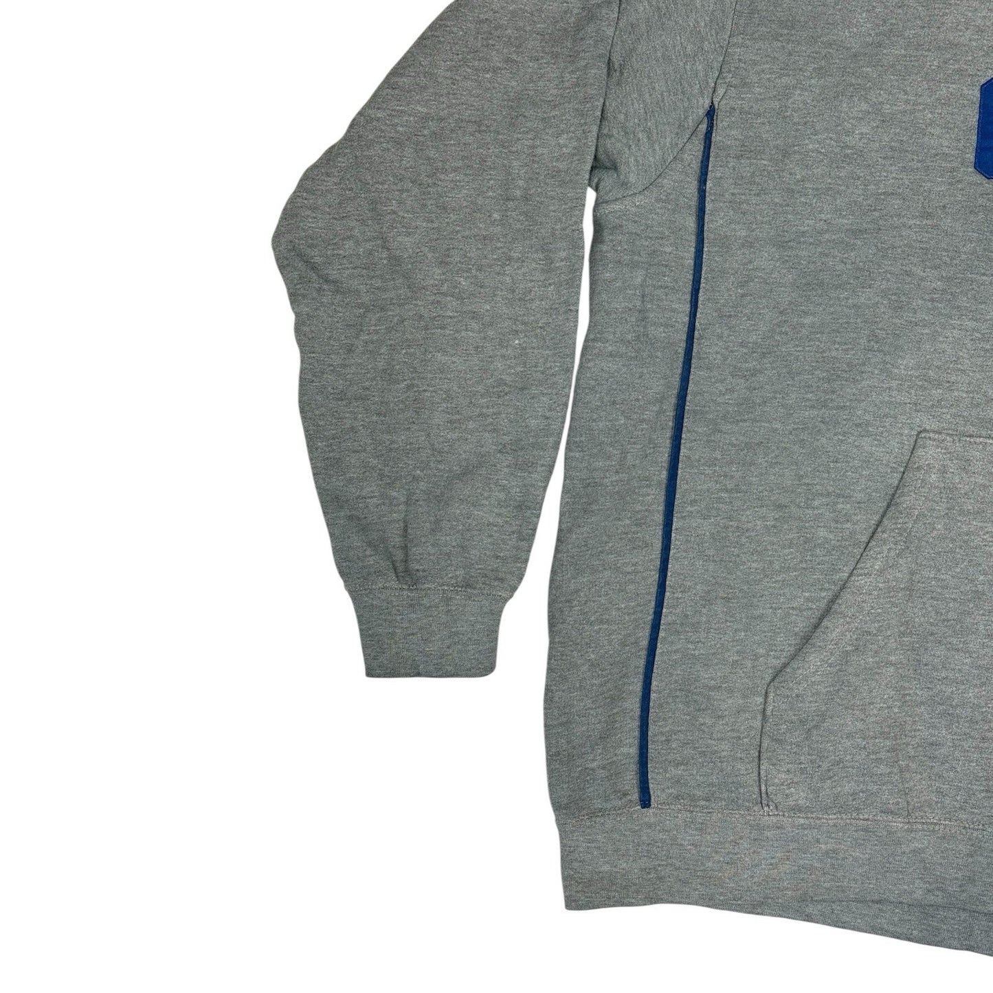 NFL Grey Indianapolis Colts Embroidered Hoodie Large