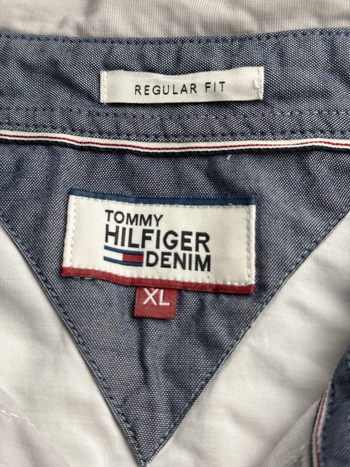 Tommy Hilfiger Grey Cotton Shirt XL