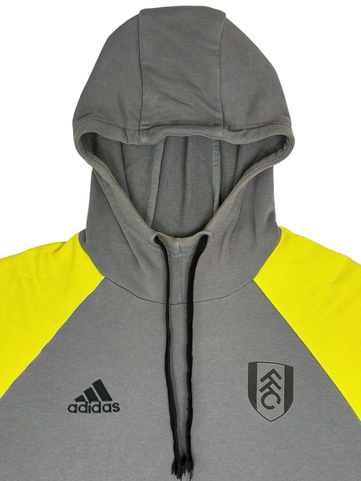 Adidas Grey Fulham FC Hoodie Medium