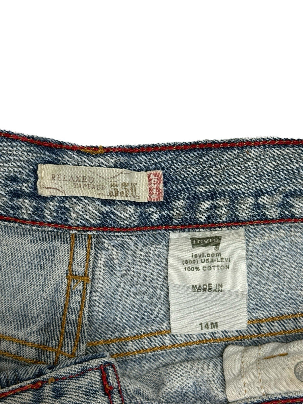 Levi's Blue Cut-Off Shorts 32W