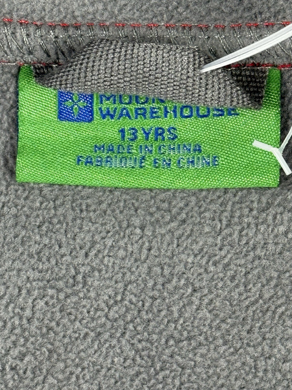 Mountain Warehouse Red Softshell Fleece Lined Hooded Zip Jacket Age 13