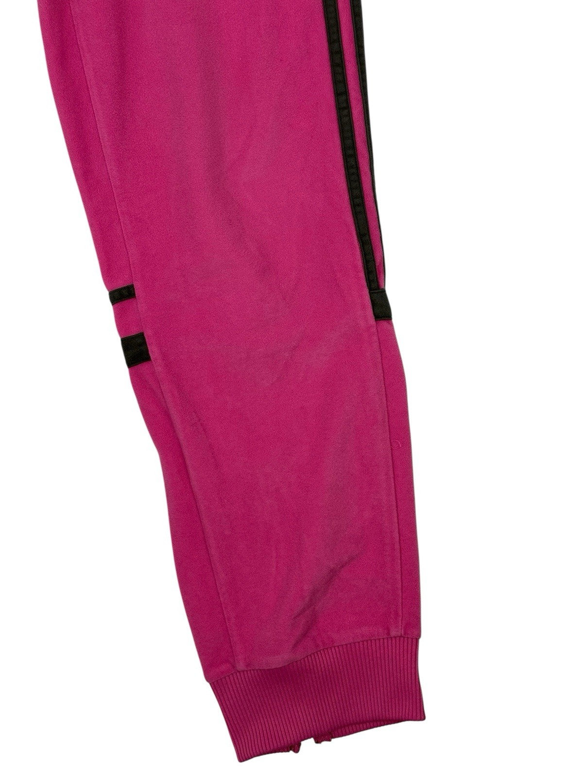 Adidas Pink Velour Retro Tack Pants Size 12