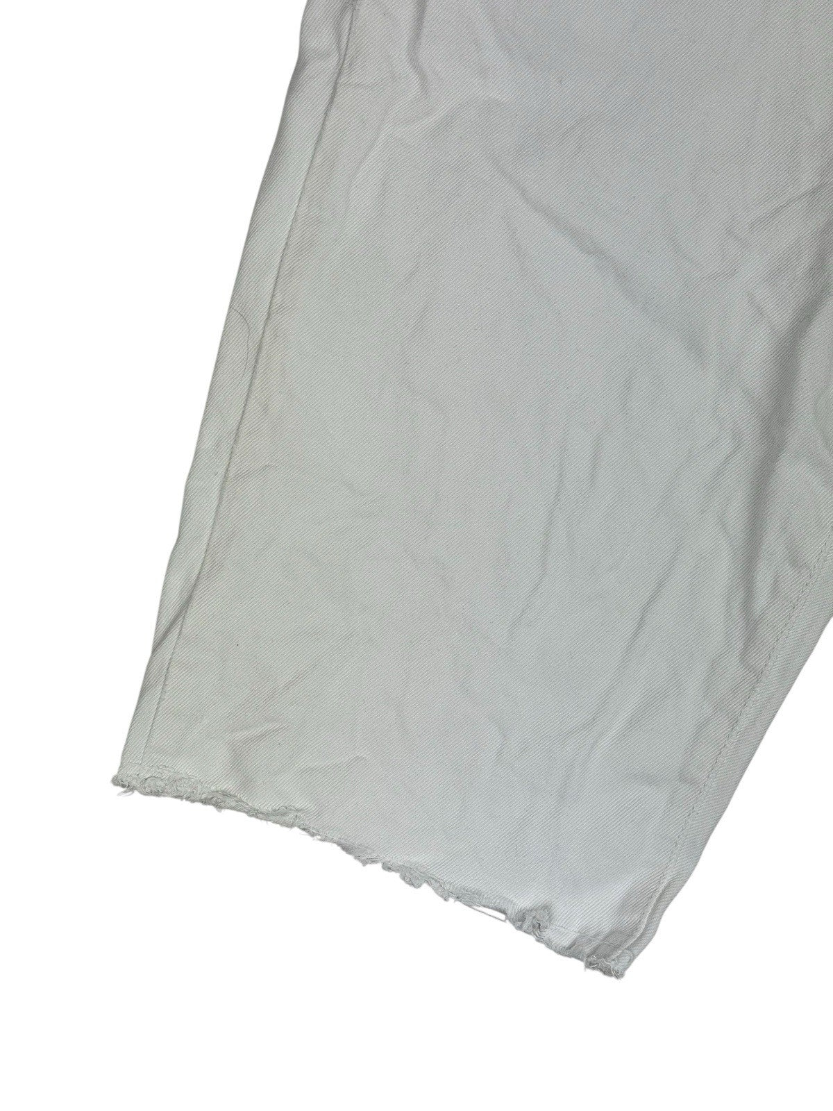 Calvin Klein White Cut Off Jean Shorts Size 10 (28W)