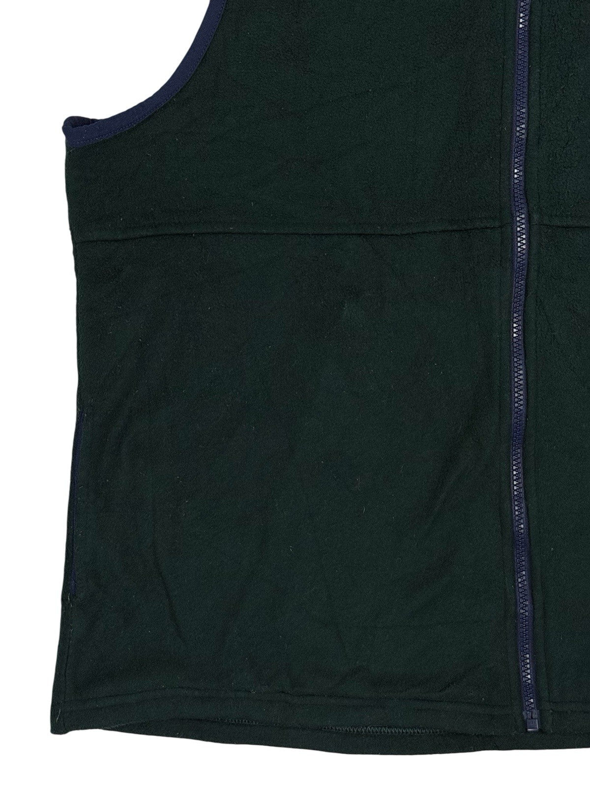 LL Bean Green Micro Pile Fleece Gillet Bodywarmer XL