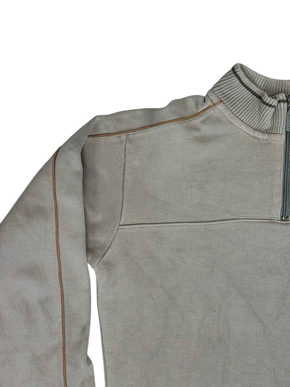 Nike Beige 1/4 Zip Fleece Lined Jumper XL