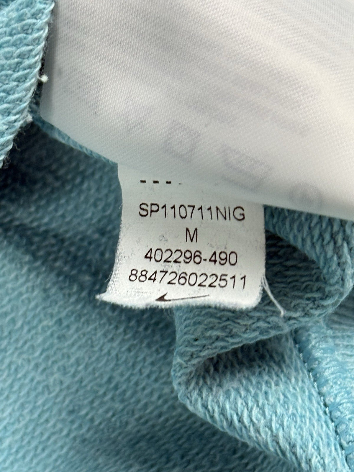Nike 6.0 Retro Blue Zip Hoodie Jacket Medium