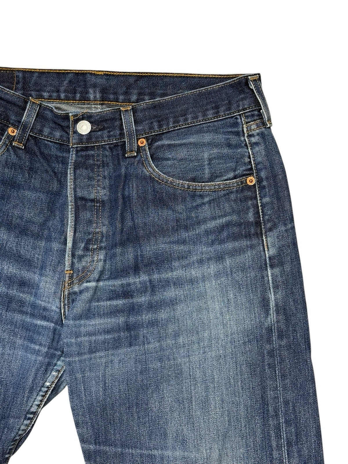 Levi's Blue 501 Jeans 32W 32L