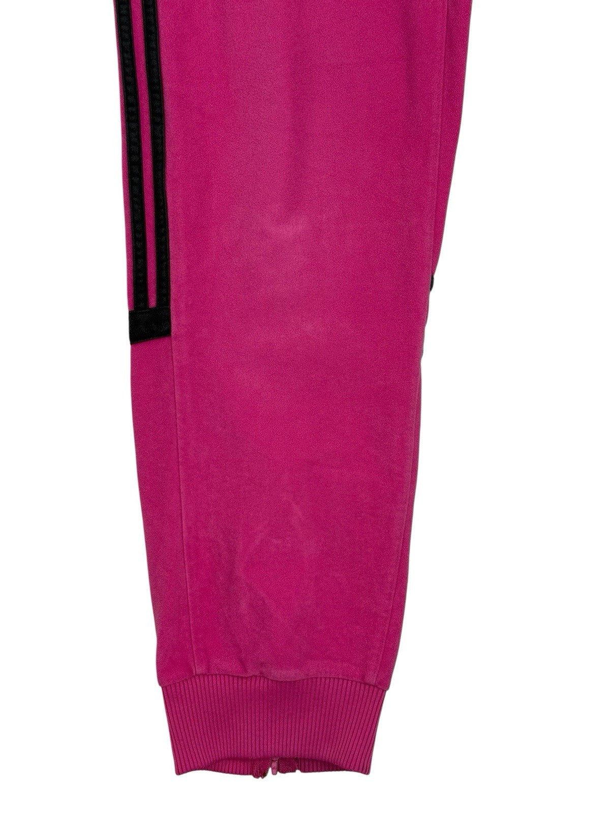 Adidas Pink Velour Retro Tack Pants Size 12