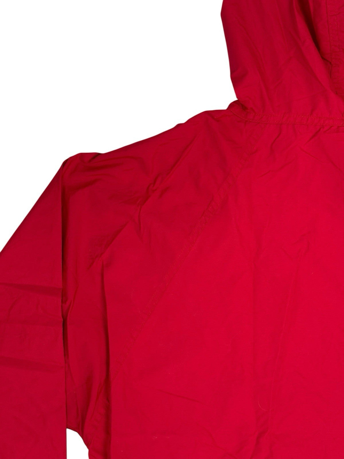 LL Bean Retro Red Pullover Anorak Poncho Large