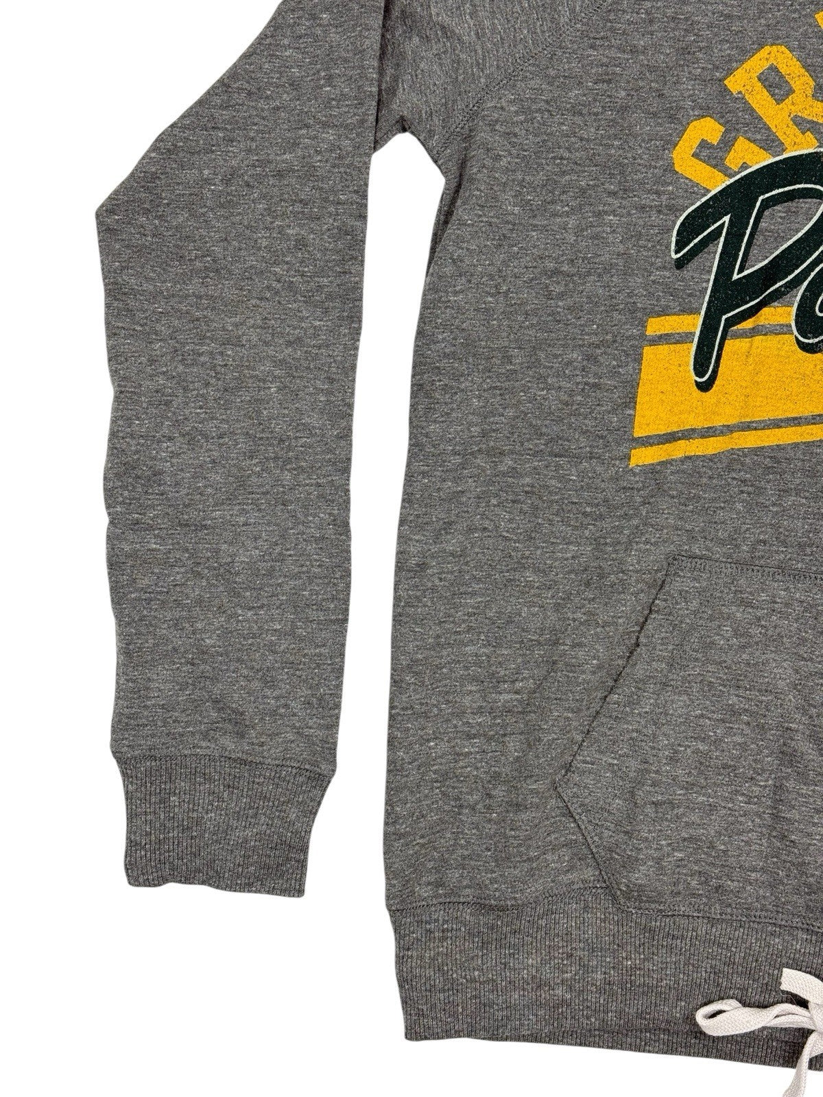 NFL Grey Green Bay Packers Distressed Print Hoodie XL
