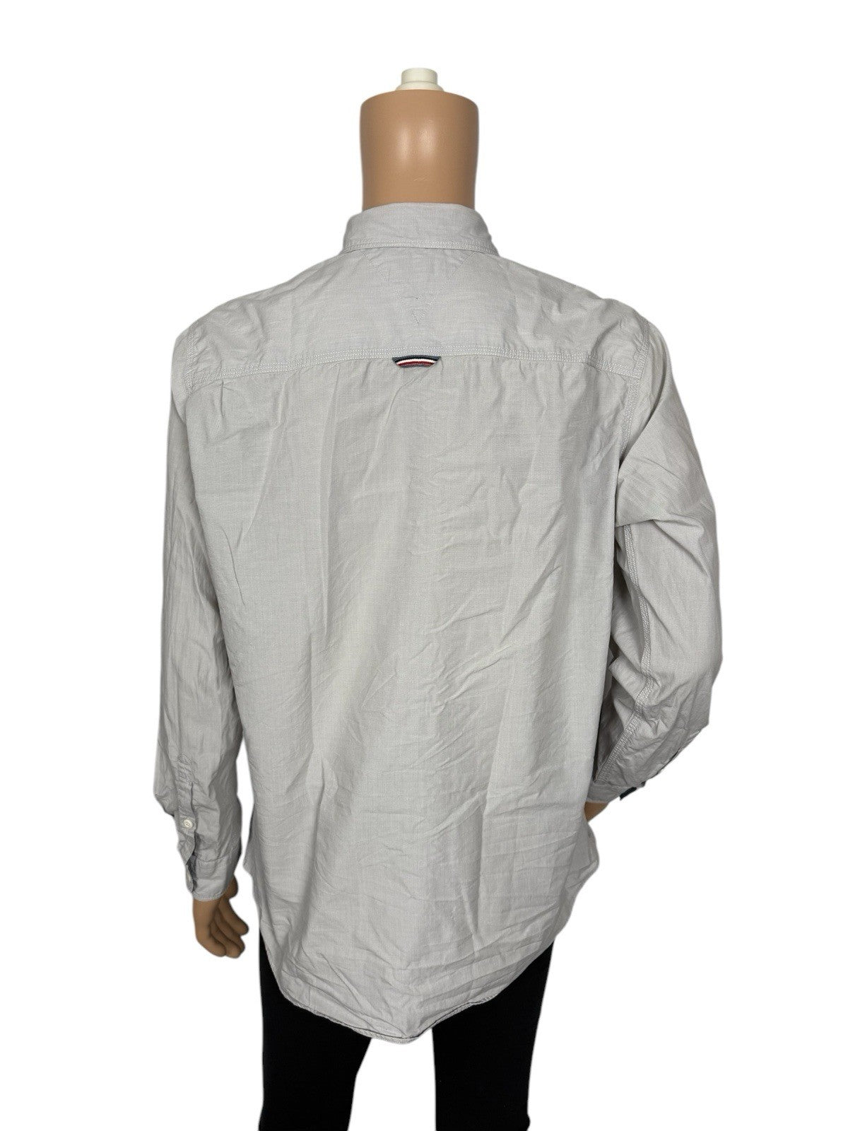 Tommy Hilfiger Grey Cotton Shirt XL