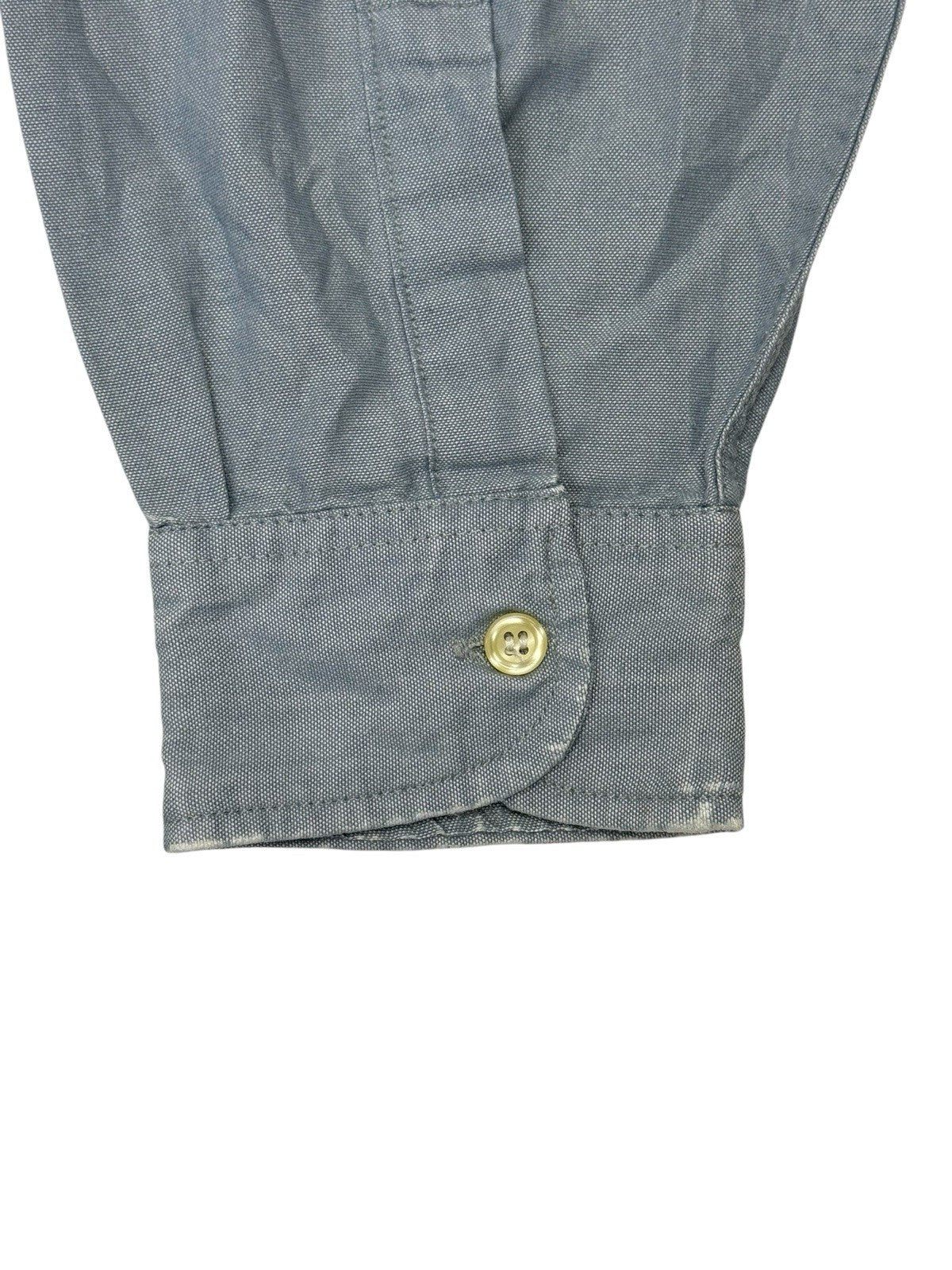 Tommy Hilfiger Retro Blue Collared Shirt Large
