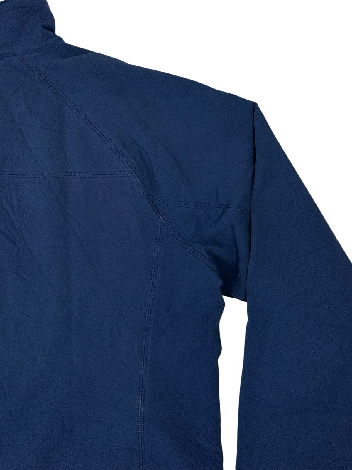 LL Bean Blue Softshell Fleece Lined Jacket XL