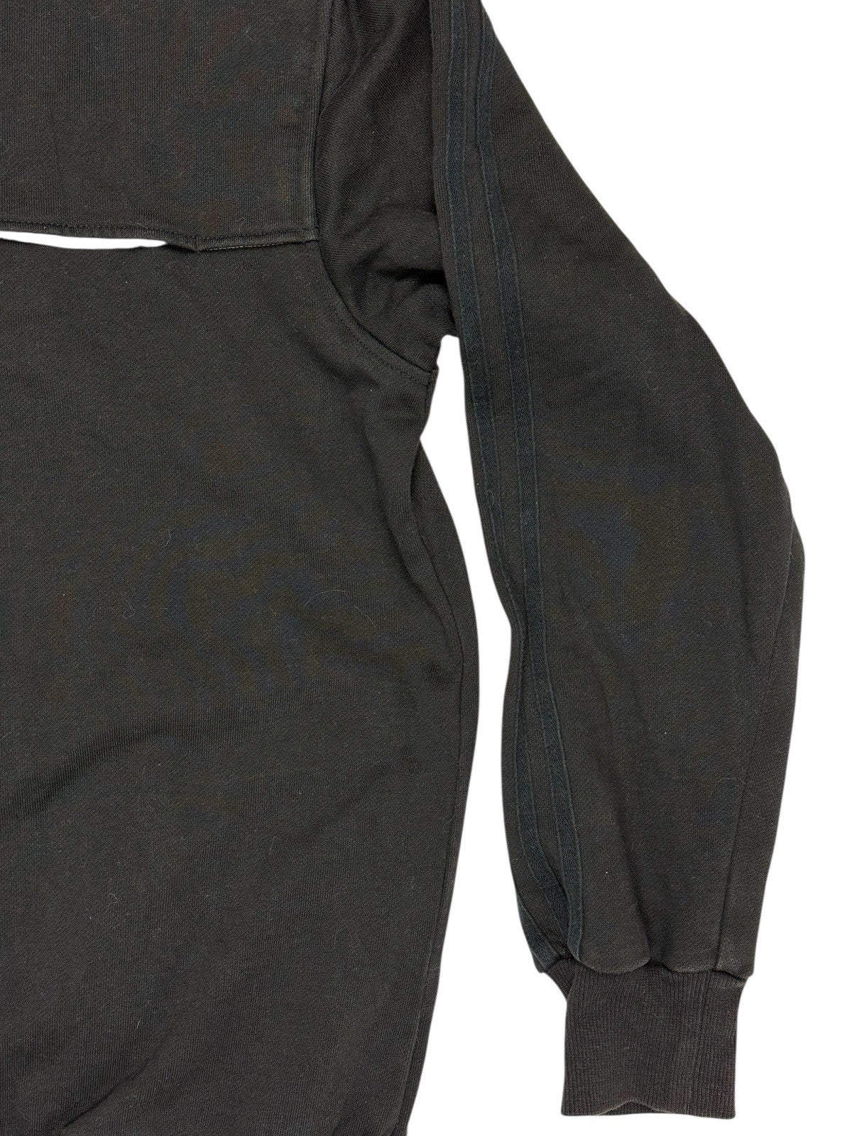 Adidas Black Hooded Coat Large