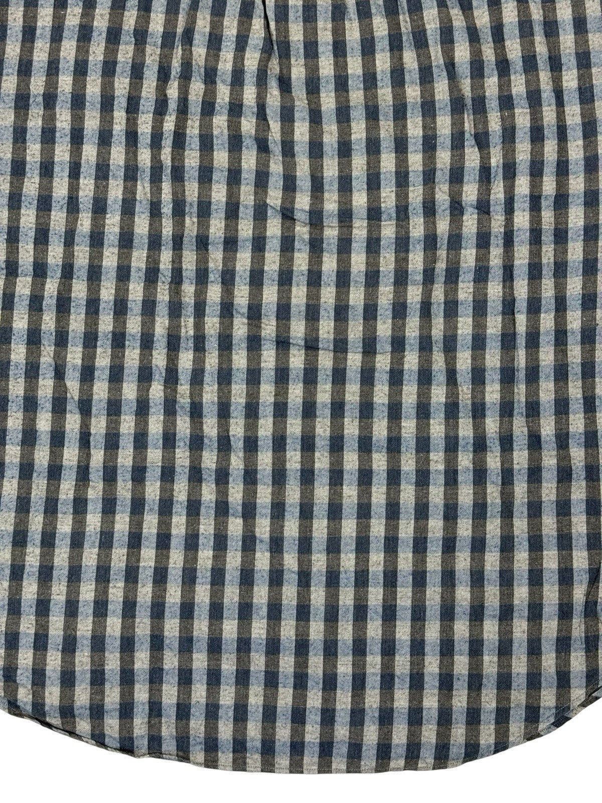 Tommy Hilfiger Blue Check Retro Collared Shirt Large