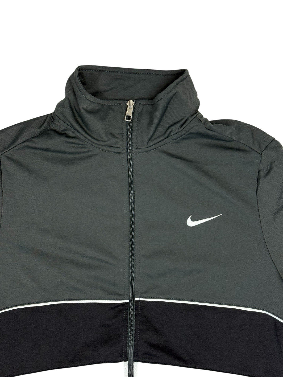 Nike Grey Zipped Track Jacket Medium
