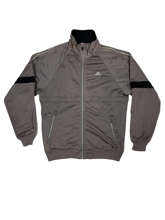 Kappa Retro Grey Zip Track Jacket Medium