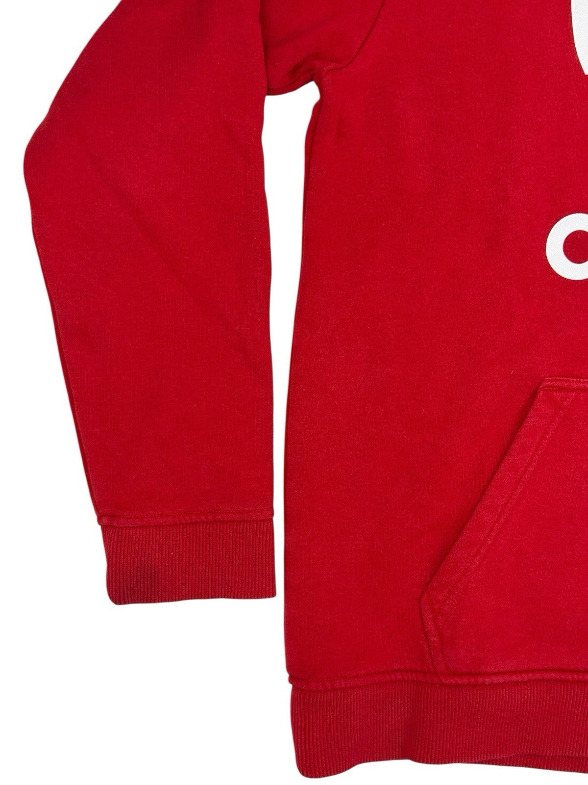 Adidas Red Trefoil Retro Hoodie Large
