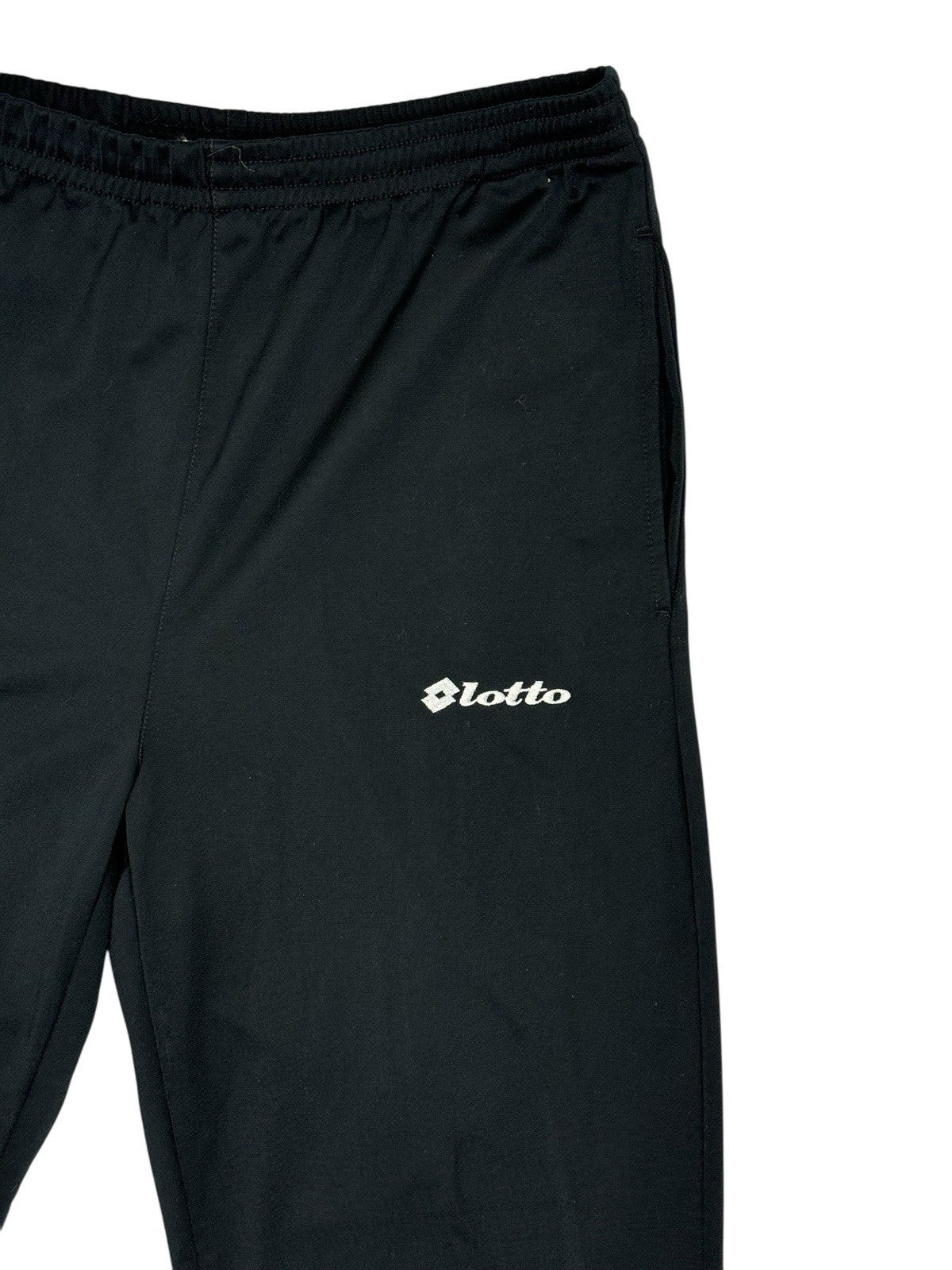 Lotto Black Vintage Tracksuit Bottoms Large