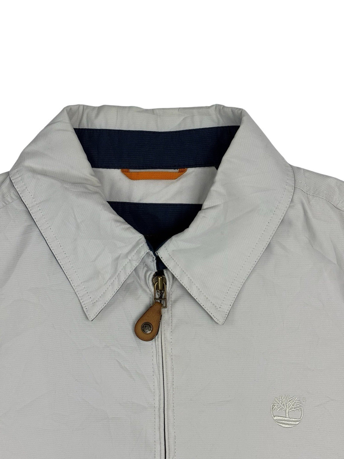 Timberland Vintage Grey Weathergear Zipped Collared Jacket Small