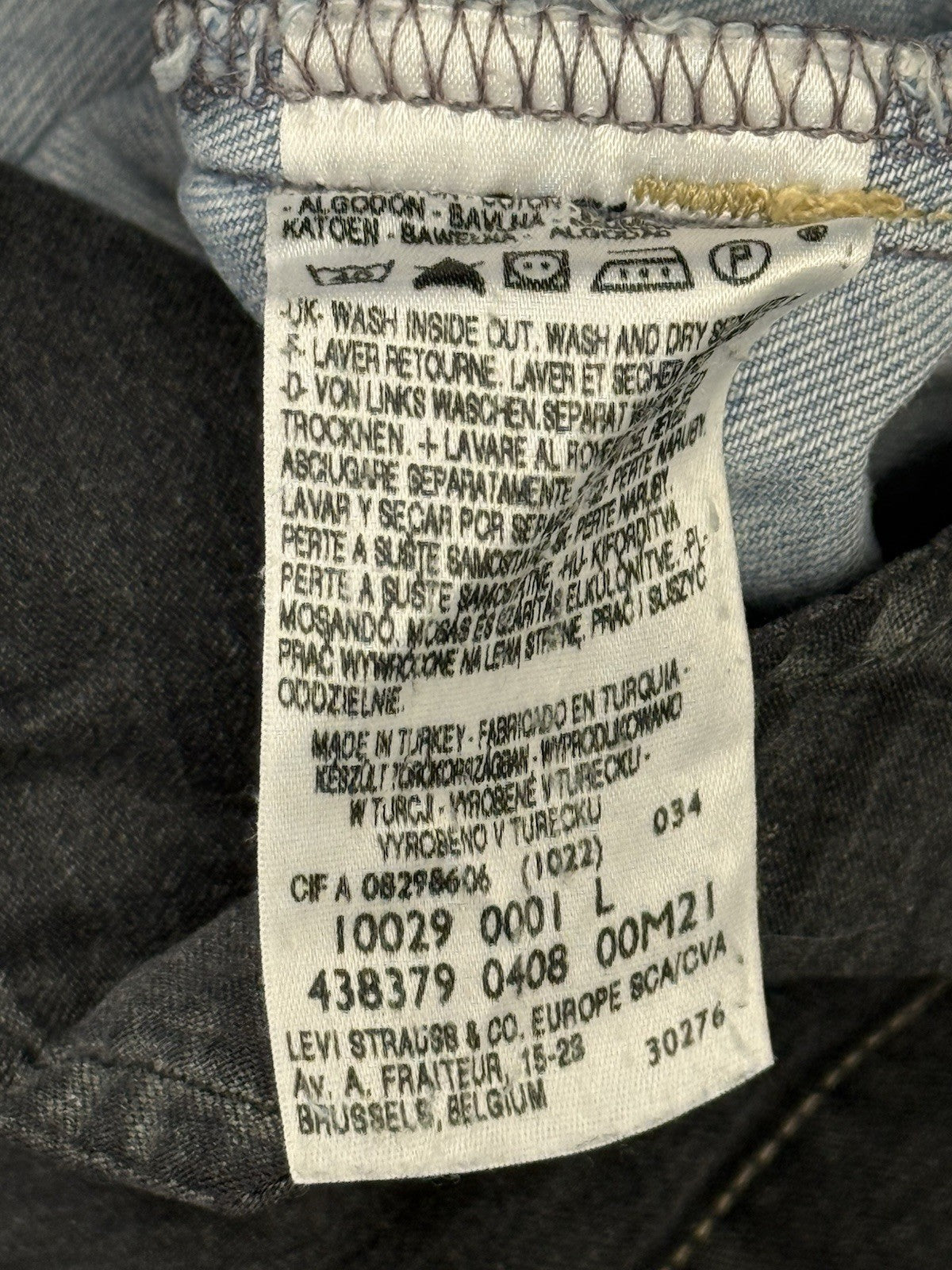 Levi's Blue Denim Shorts Large