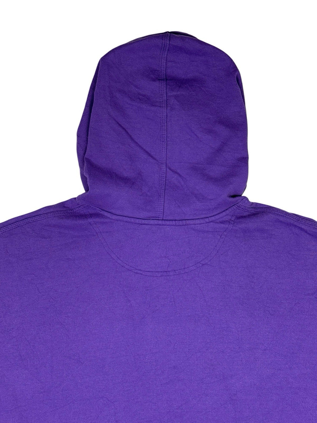 Champion Purple Spell Out Embroidered Hoodie XL
